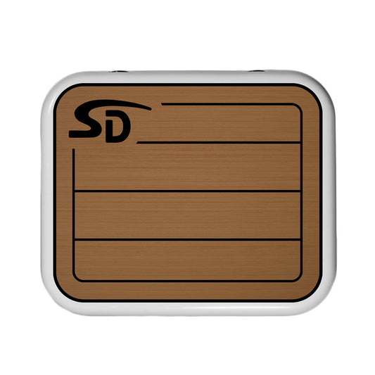 SeaDek YETI Roadie 24 Teak Cooler Pad  6mm  MochaBlack 5363780093